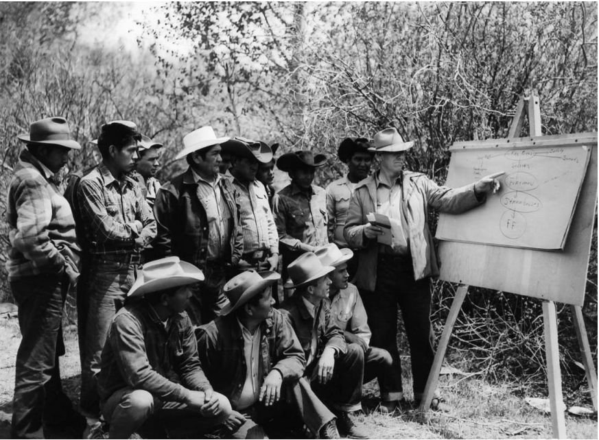 Ute Indians at the Utah Cooperative Firefighting Training Session